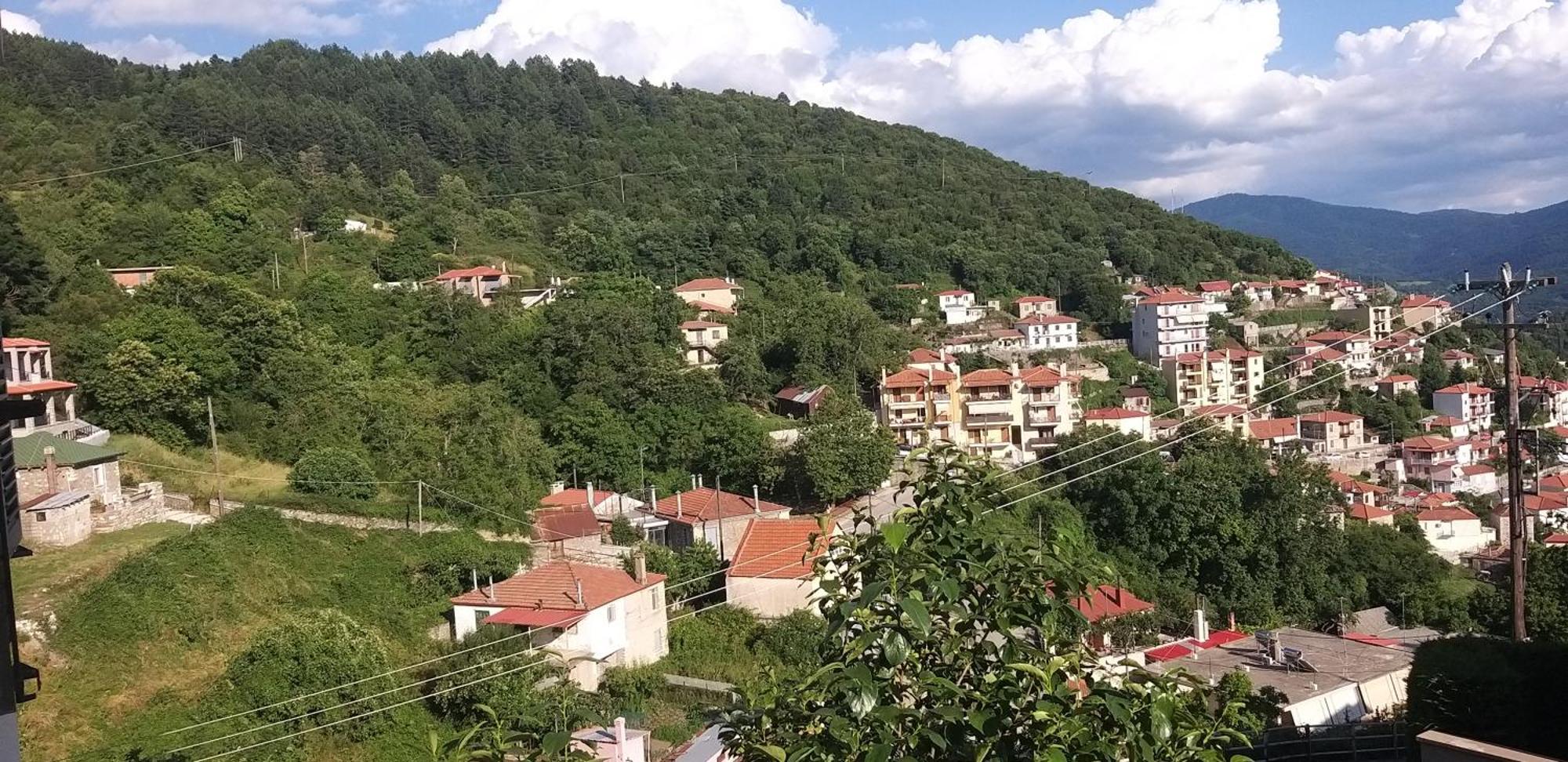 Appartamento Το Σπίτι Της Ευτυχίας Στούντιο Karpenísion Esterno foto